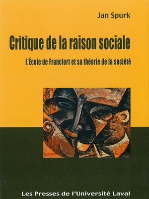 cover image of Critique de la raison sociale